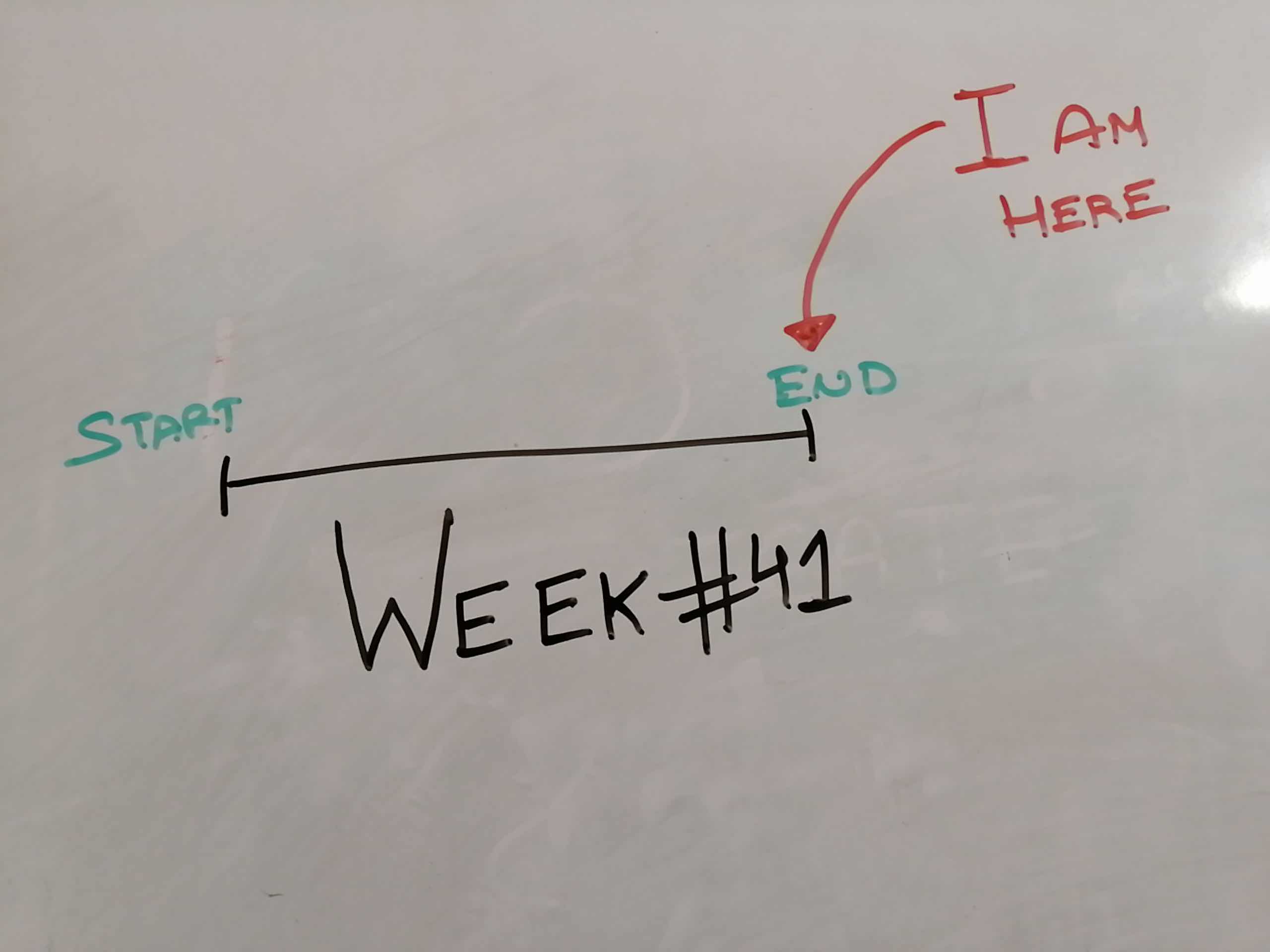 End of Week # 41 - 2019